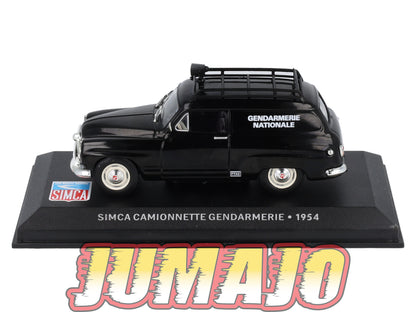 SIM51 Voiture 1/43 IXO Altaya SIMCA Camionnette gendarmerie 1954