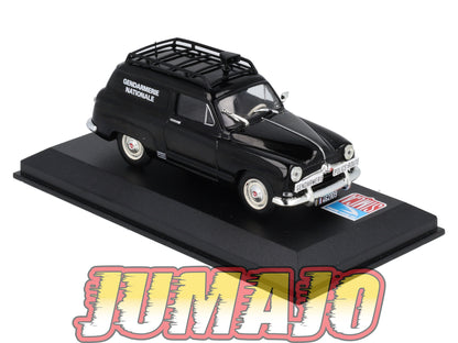 SIM51 Voiture 1/43 IXO Altaya SIMCA Camionnette gendarmerie 1954