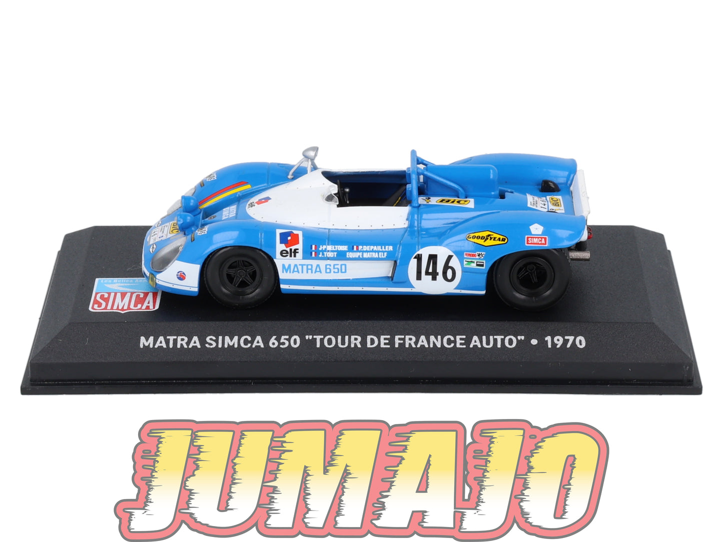 SIM53 Voiture 1/43 IXO Altaya SIMCA Matra 650 Tour de France auto 1970 #146