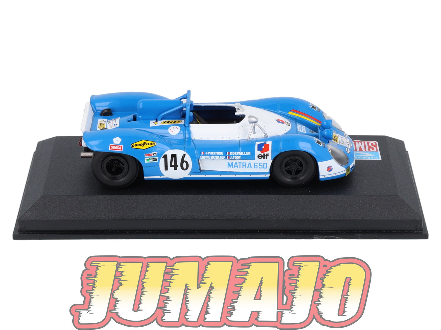 SIM53 Voiture 1/43 IXO Altaya SIMCA Matra 650 Tour de France auto 1970 #146