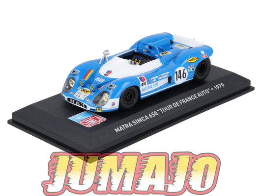 SIM53 Voiture 1/43 IXO Altaya SIMCA Matra 650 Tour de France auto 1970 #146