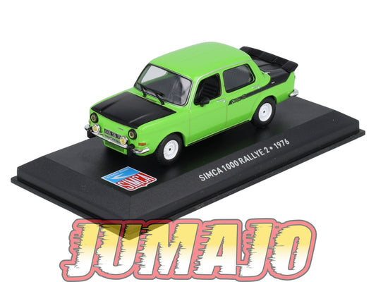 SIM5 Voiture 1/43 IXO Altaya SIMCA 1000 Rallye 2 1976