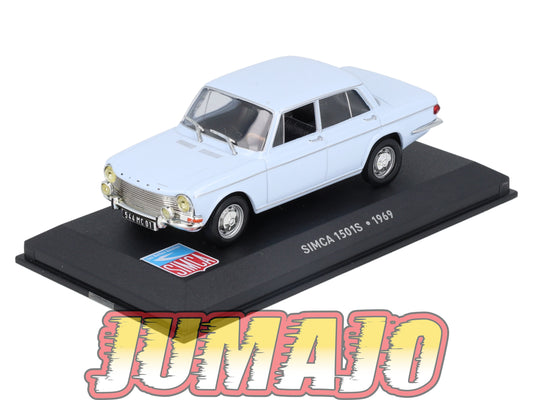 SIM61 Voiture 1/43 IXO Altaya SIMCA 1501S 1969