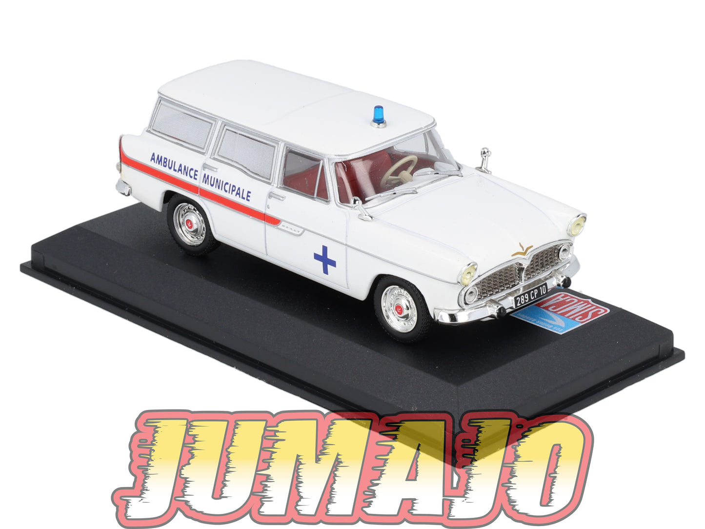 SIM63 Voiture 1/43 IXO Altaya SIMCA Marly Ambulance municipale 1959