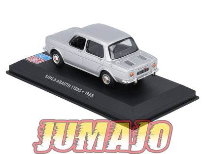 SIM66 Voiture 1/43 IXO Altaya SIMCA Abarth 1150S ( Simca 1000 ) 1963