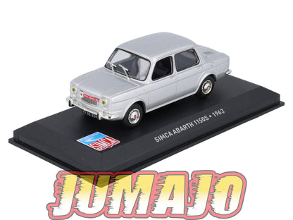 SIM66 Voiture 1/43 IXO Altaya SIMCA Abarth 1150S ( Simca 1000 ) 1963