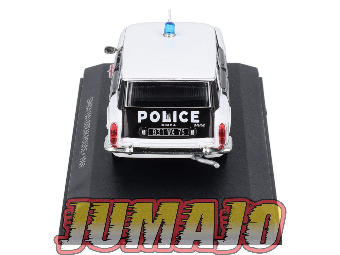 SIM68 Voiture 1/43 IXO Altaya SIMCA 1501 Break police 1969