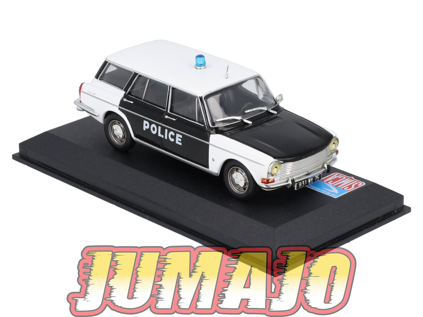 SIM68 Voiture 1/43 IXO Altaya SIMCA 1501 Break police 1969