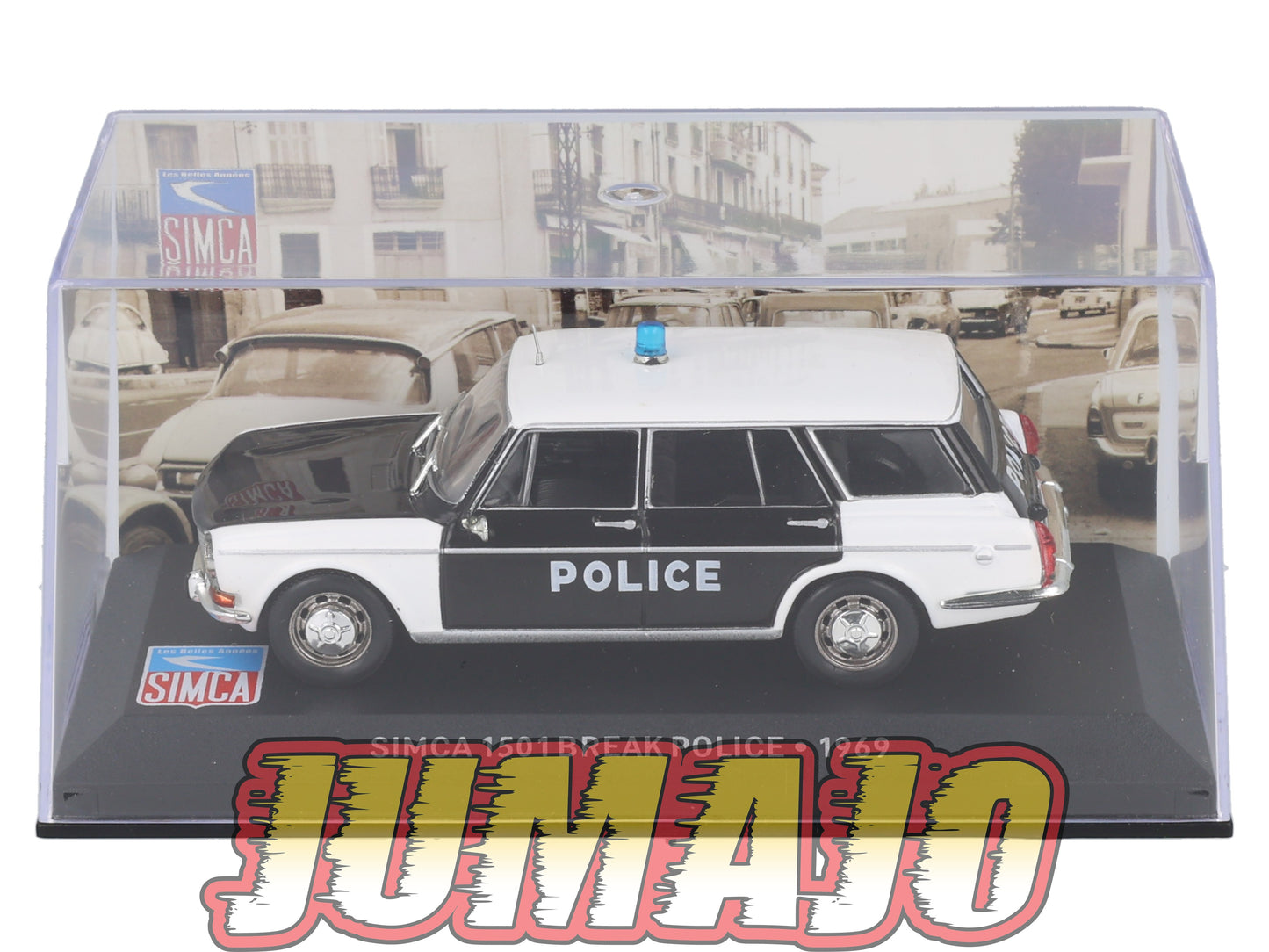 SIM68 Voiture 1/43 IXO Altaya SIMCA 1501 Break police 1969