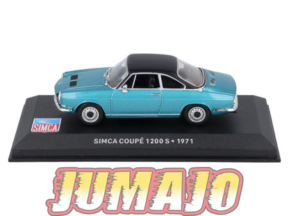 SIM71 Voiture 1/43 IXO Altaya SIMCA Coupe 1200 S 1971