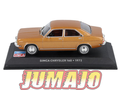 SIM73 Voiture 1/43 IXO Altaya SIMCA Chrysler 160 1972