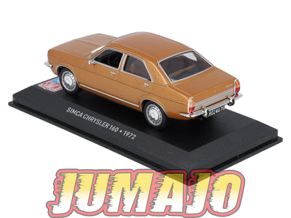 SIM73 Voiture 1/43 IXO Altaya SIMCA Chrysler 160 1972