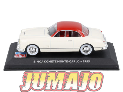 SIM74 Voiture 1/43 IXO Altaya SIMCA Comete monte-carlo 1955