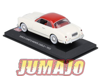 SIM74 Voiture 1/43 IXO Altaya SIMCA Comete monte-carlo 1955