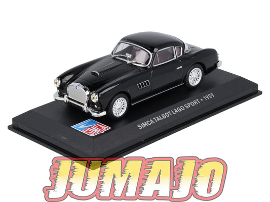 SIM80 Voiture 1/43 IXO Altaya SIMCA Talbot Lago sport 1959