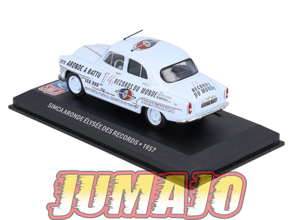 SIM86 Voiture 1/43 IXO Altaya SIMCA Aronde Elysee des records 1957