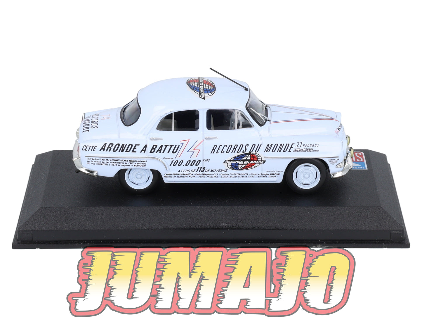 SIM86 Voiture 1/43 IXO Altaya SIMCA Aronde Elysee des records 1957