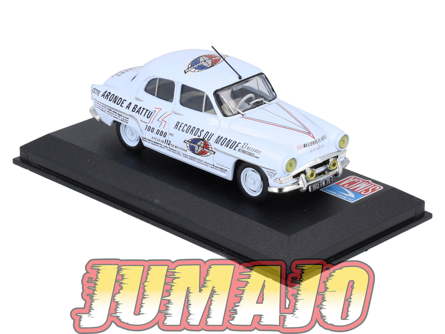 SIM86 Voiture 1/43 IXO Altaya SIMCA Aronde Elysee des records 1957