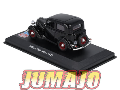 SIM8 Voiture 1/43 IXO Altaya SIMCA Fiat 6CV 1935