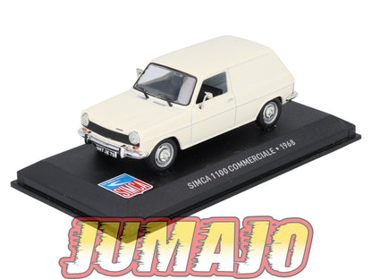 SIM94 Voiture 1/43 IXO Altaya SIMCA 1100 Commerciale 1968