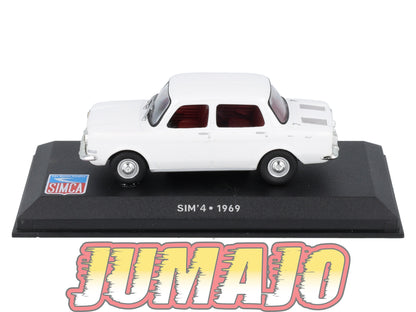 SIM95 Voiture 1/43 IXO Altaya SIMCA SIM'4 ( Simca 1000 ) 1969