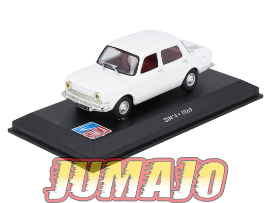 SIM95 Voiture 1/43 IXO Altaya SIMCA SIM'4 ( Simca 1000 ) 1969