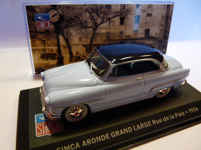 SIM1Z Voiture 1/43 IXO altaya Simca Aronde grand large rue de la Paix 1956