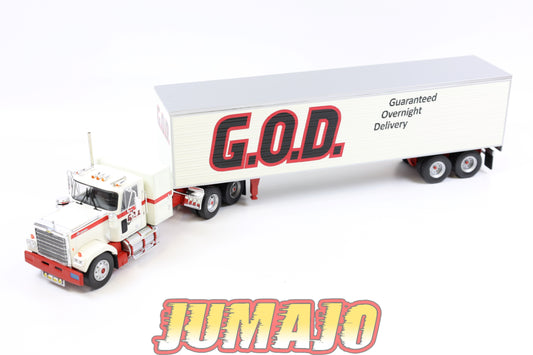 SMIA20 SEMI REMORQUE américain 1/43 Altaya IXO Chevrolet Bison G.O.D