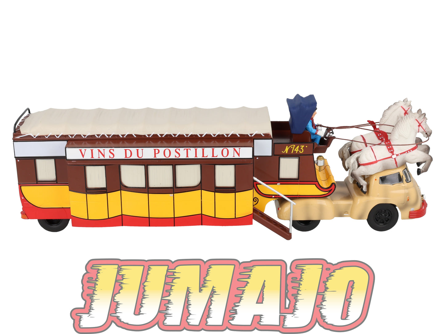 SMI801 SEMI REMORQUE 1/43 Hachette Collections BERLIET TLB19 Vins Du Postillon