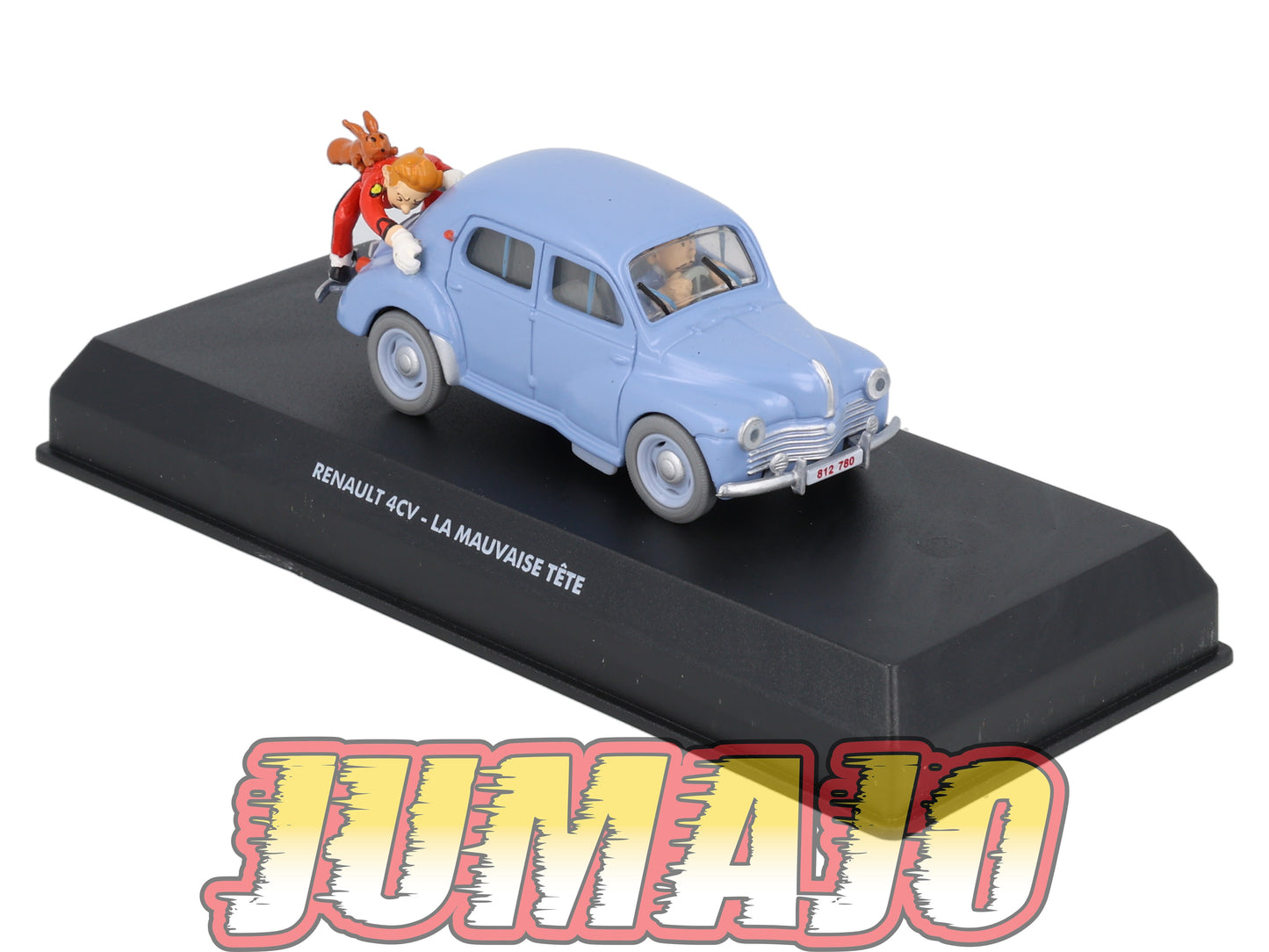 SPI3 Voiture 1/43 Collection SPIROU : RENAULT 4CV la mauvaise Tête