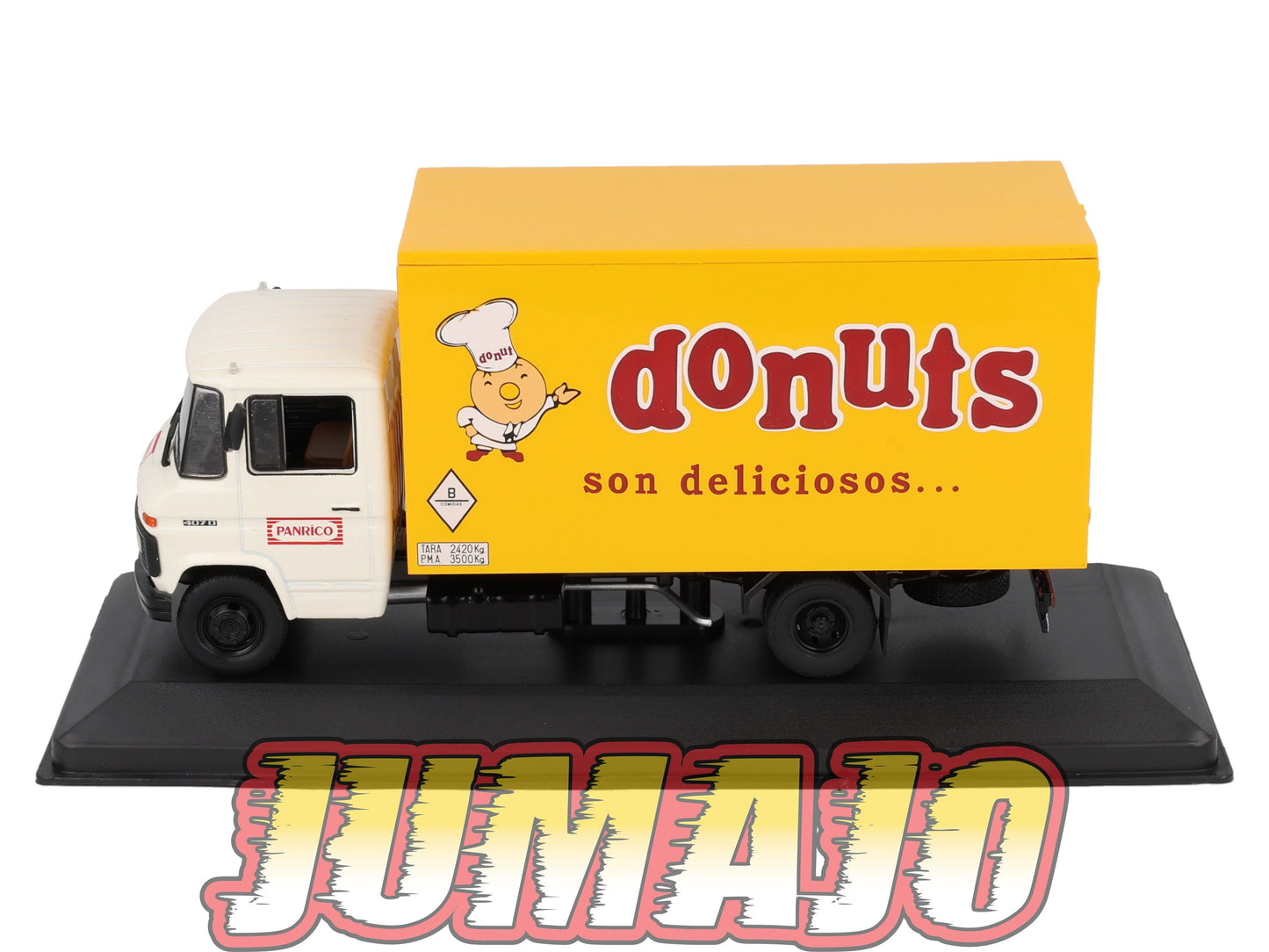 SSP22 1/43 SALVAT véhicules Livraison ESPAGNE : Mercedes-Benz L-407 D 1984 Donuts