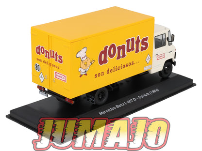 SSP22 1/43 SALVAT véhicules Livraison ESPAGNE : Mercedes-Benz L-407 D 1984 Donuts