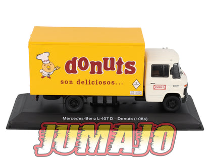 SSP22 1/43 SALVAT véhicules Livraison ESPAGNE : Mercedes-Benz L-407 D 1984 Donuts