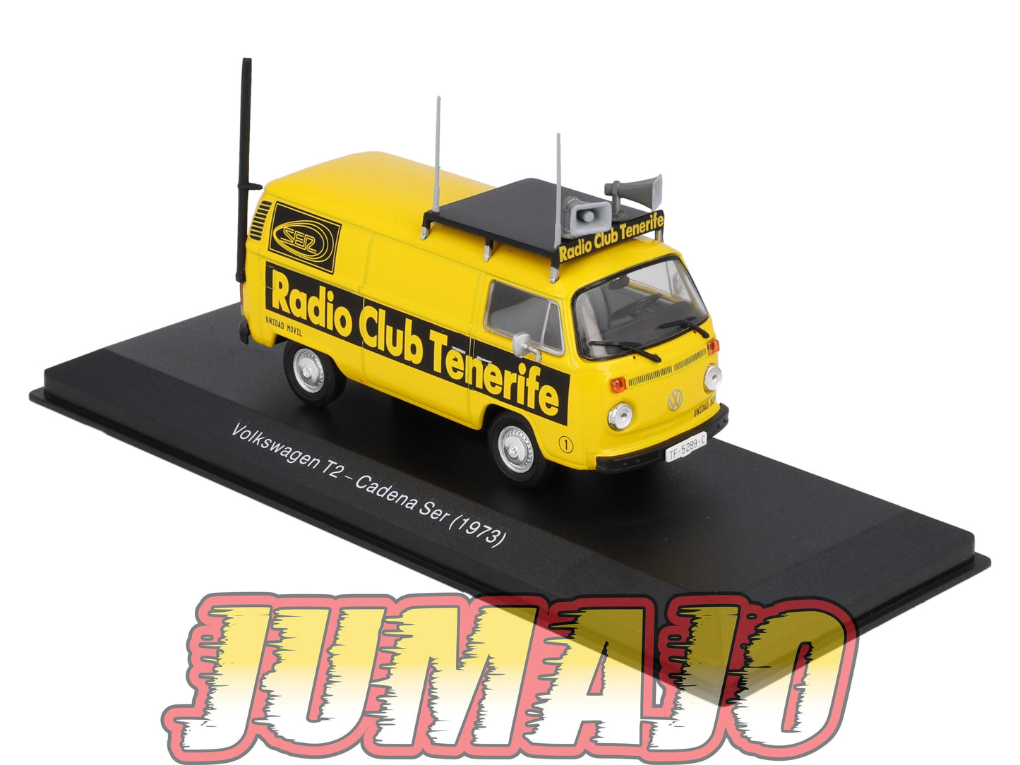 SSP32 1/43 SALVAT véhicules ESPAGNE : VOLKSWAGEN T2 1973 Radio club Ténérife
