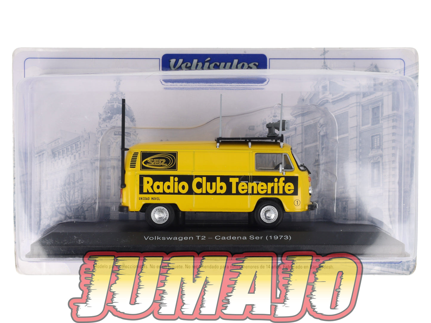 SSP32 1/43 SALVAT véhicules ESPAGNE : VOLKSWAGEN T2 1973 Radio club Ténérife