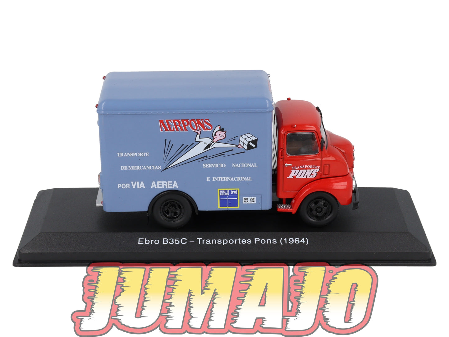 SSP40 1/43 SALVAT véhicules Livraison ESPAGNE : Ebro B35C 1966 Transportes PONS
