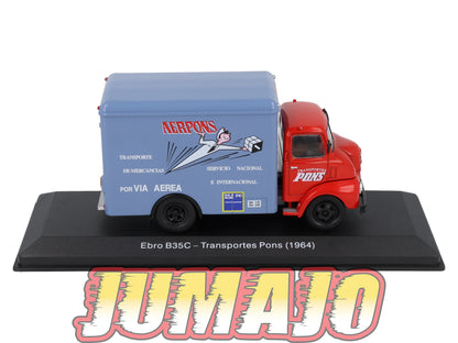 SSP40 1/43 SALVAT véhicules Livraison ESPAGNE : Ebro B35C 1966 Transportes PONS
