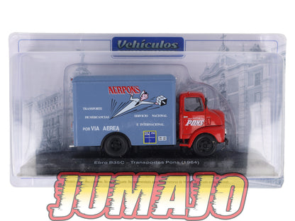 SSP40 1/43 SALVAT véhicules Livraison ESPAGNE : Ebro B35C 1966 Transportes PONS