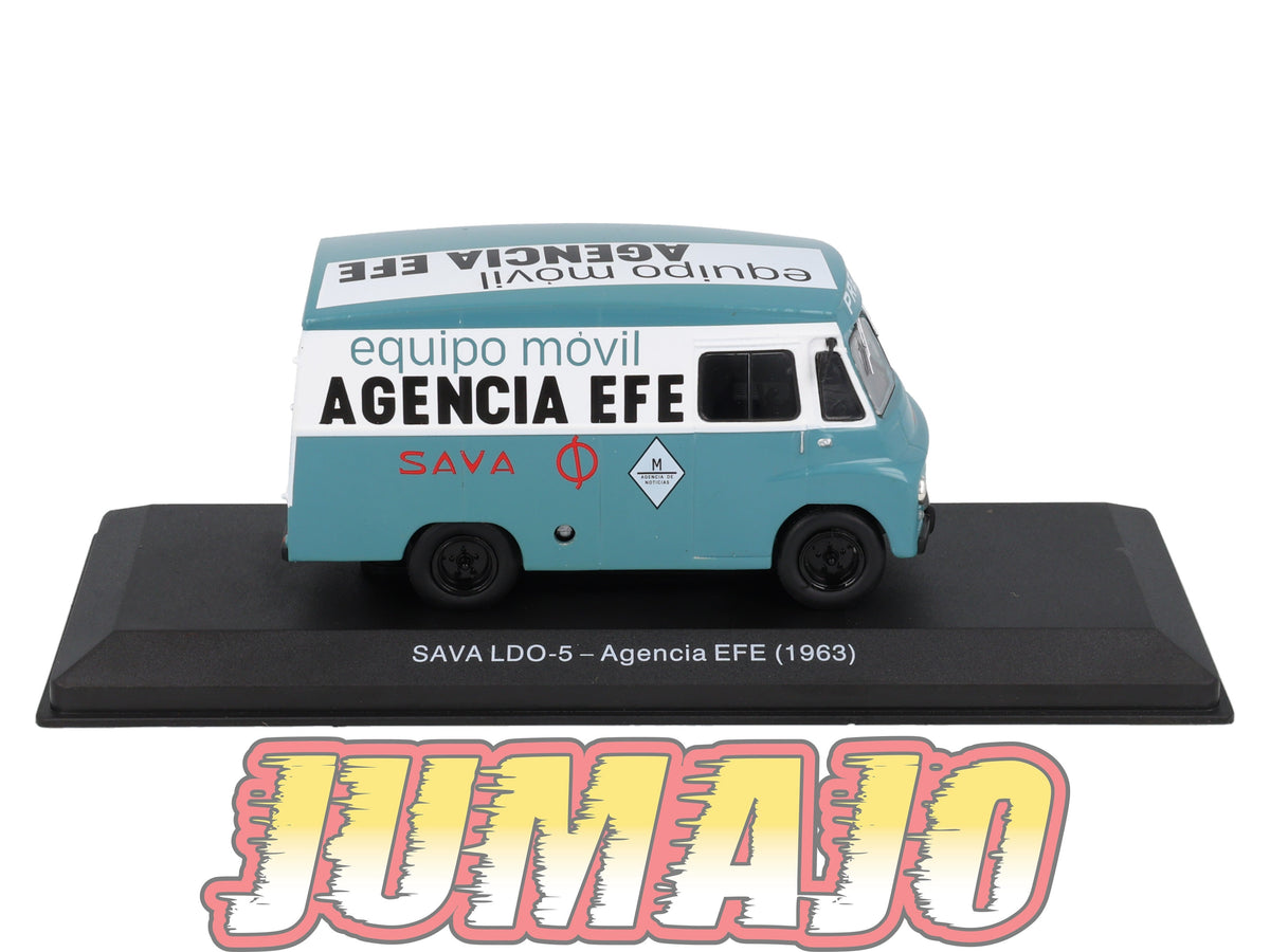 SSP43 1/43 SALVAT véhicules Livraison ESPAGNE : Sava LDO-5 1963 Agencia EFE