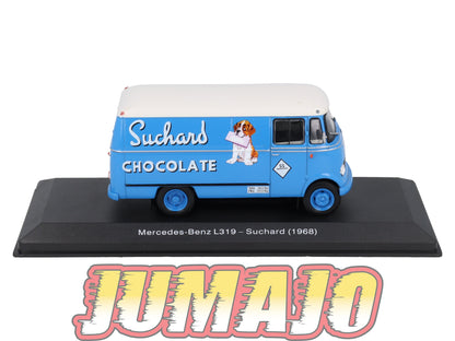 SSP56 1/43 SALVAT véhicules Livraison ESPAGNE : Mercedes-Benz L319 1968 Chocolate Suchard