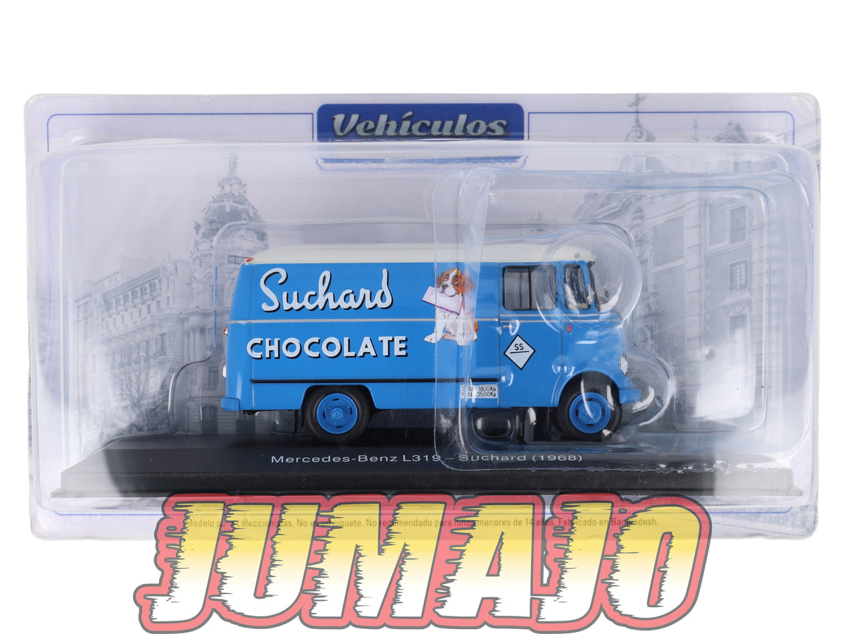 SSP56 1/43 SALVAT véhicules Livraison ESPAGNE : Mercedes-Benz L319 1968 Chocolate Suchard