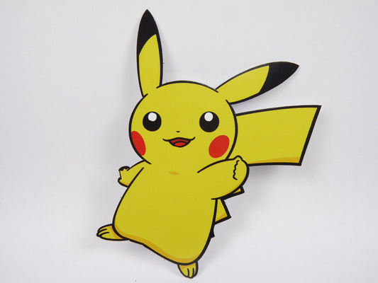 STK32 Sticker Autocollant : logo Pokémon Pikachu Largeur 10.7 cm hauteur 8.5 cm