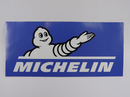 STK33 Sticker Autocollant : logo Michelin Rectangle Largeur 13.3 cm hauteur 6.2 cm