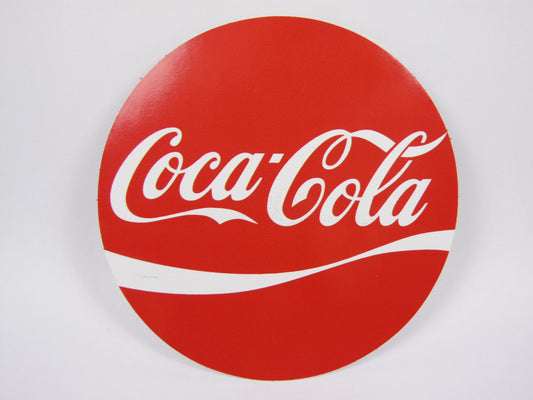 STK49 Sticker Autocollant : logo Coca Cola Rond Diamètre 9.8 cm