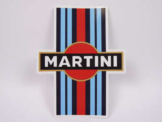 STK50 Sticker Autocollant : logo Martini Largeur 8.7 cm hauteur 11 cm