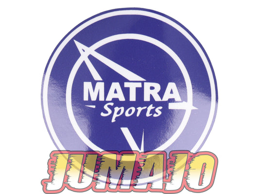 STK52 Sticker Autocollant logo MATRA Sport rond Diamètre environ 10.7
