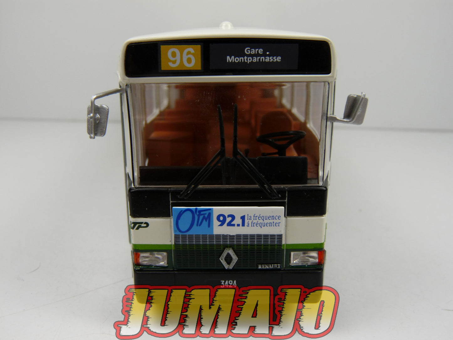 SUB109 BUS IXO Hachette 1/43 : Renault VI SC10R France n°96 Gare Montparnasse