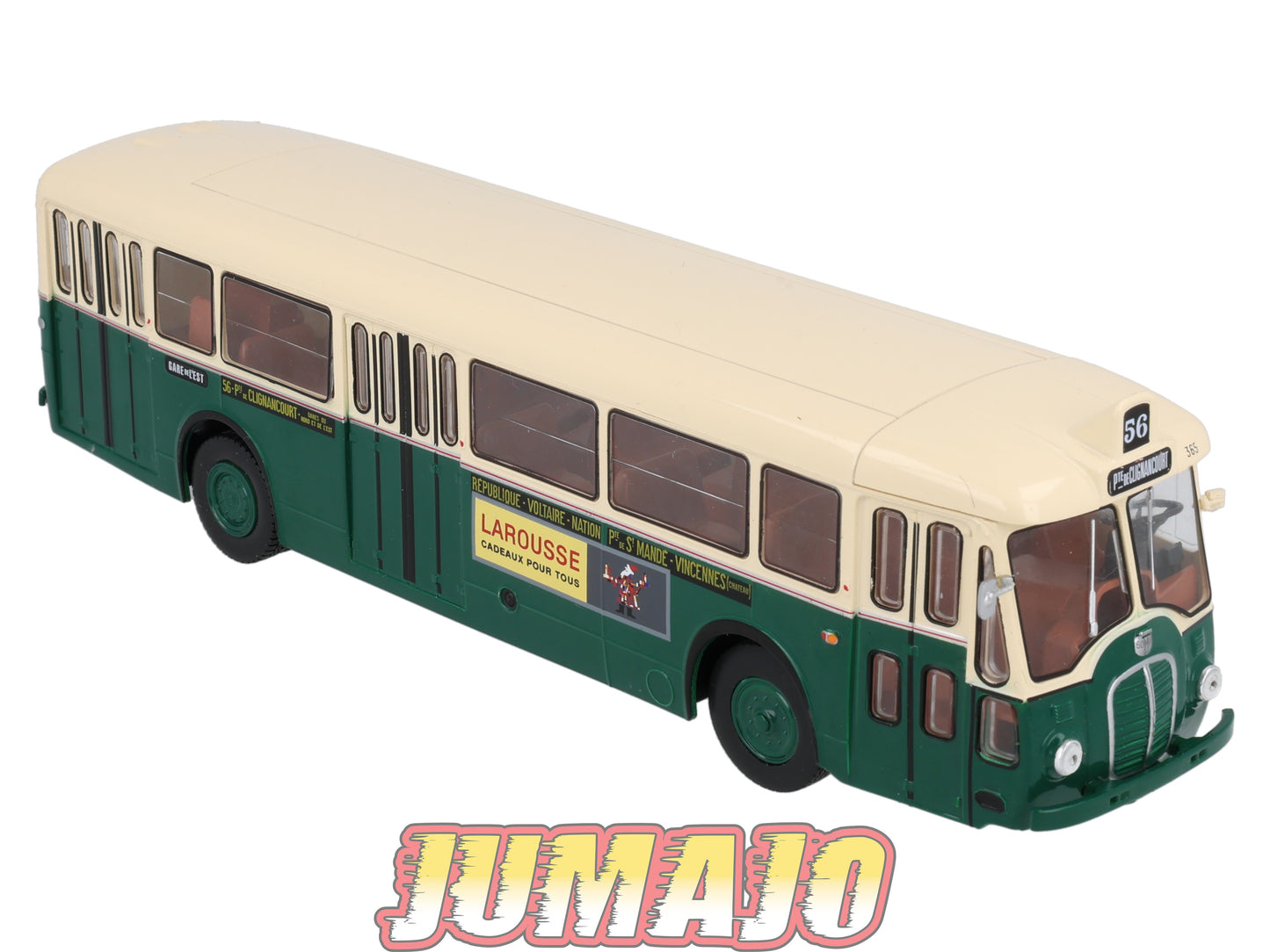 SUB13 Bus 1/43 IXO Hachette SOMUA OP5/3 Larousse n°56 Clignancourt
