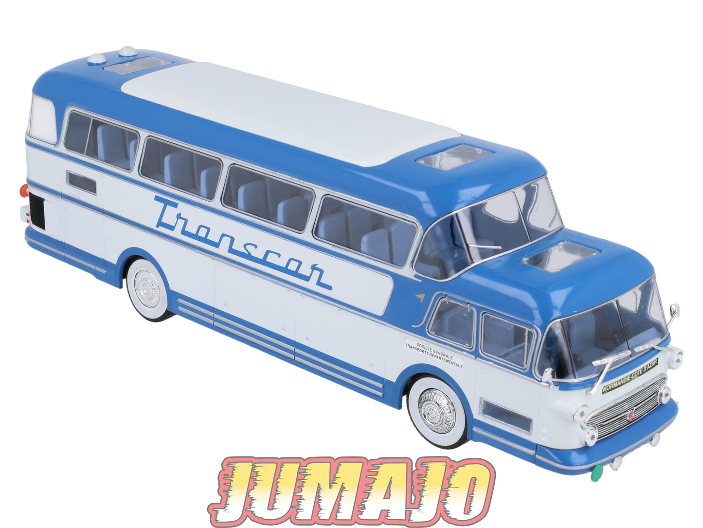 SUB24 Bus 1/43 IXO Hachette :  Isobloc 656 DH Panoramique Normandie cote D'Azur 1956