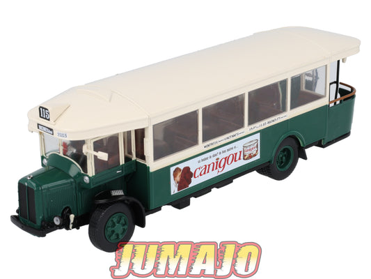 SUB29 Bus 1/43 IXO Hachette : RENAULT TN6 C2 Canigou 1934 Ligne 115 Vincennes (Château)